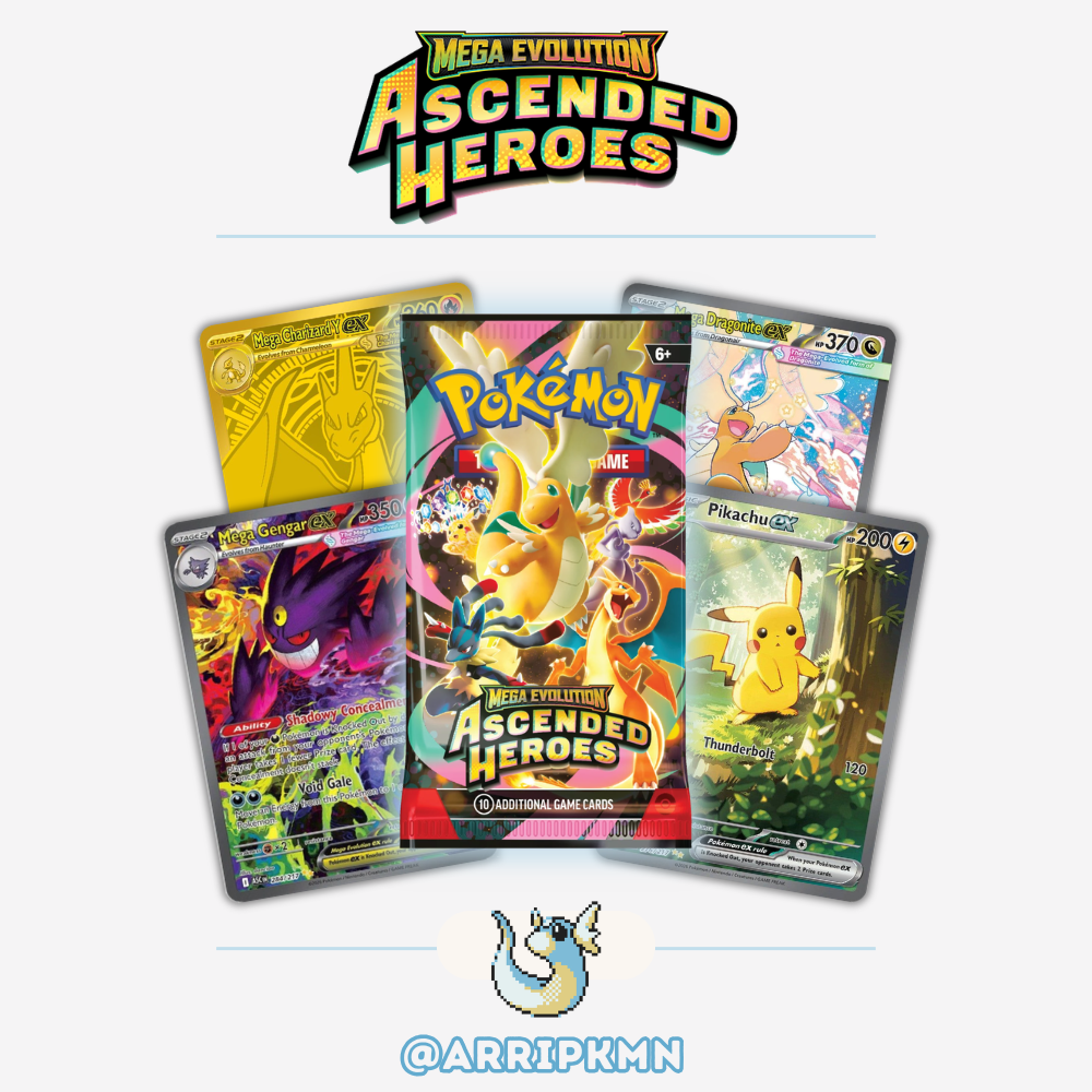 Pokémon Mega Evolution Ascended Heroes - Booster Pack