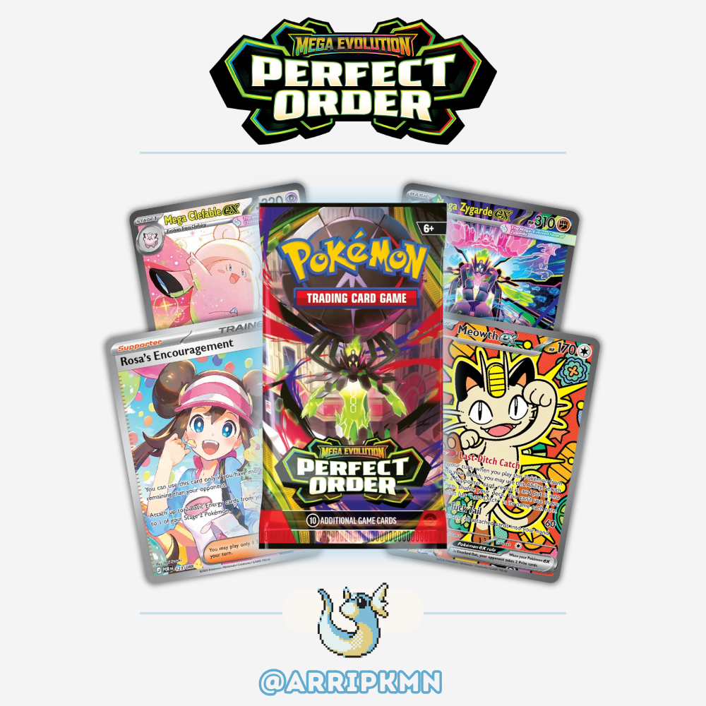 Pokémon Mega Evolution Perfect Order - Booster Pack