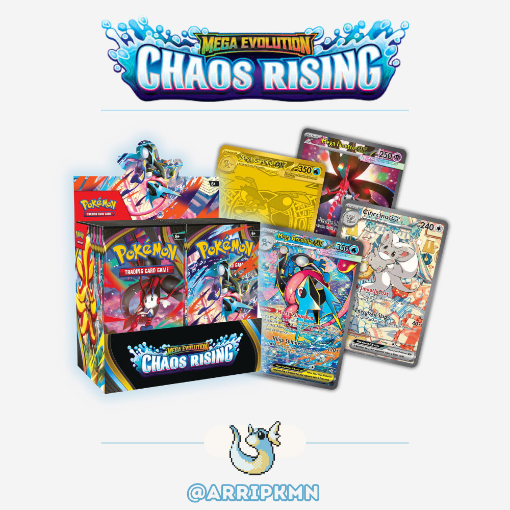 Pokémon Mega Evolution Chaos Rising - Booster Box