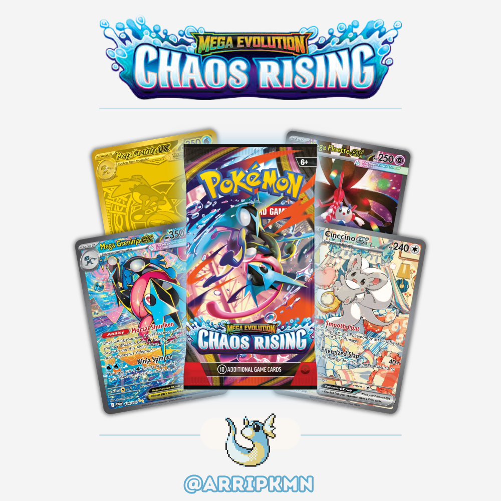 Pokémon Mega Evolution Chaos Rising - Booster Pack