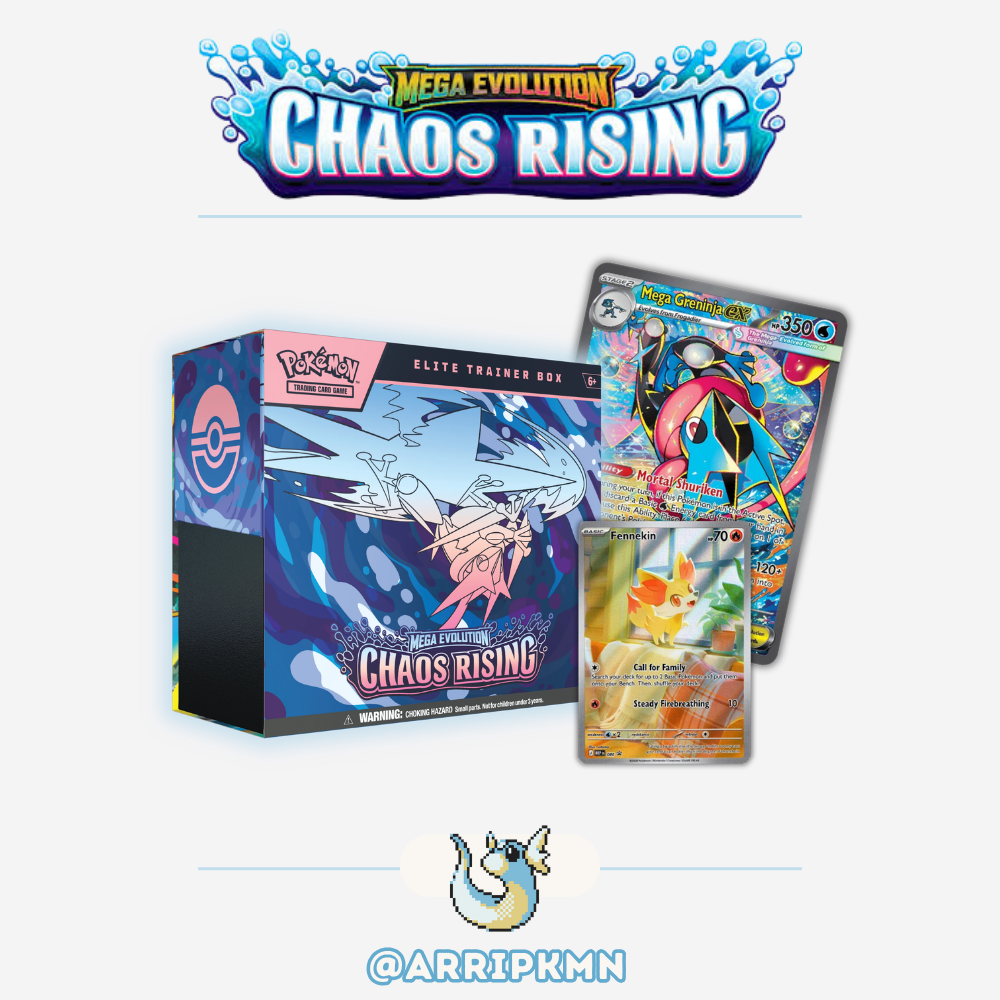 Pokémon Mega Evolution Chaos Rising - Elite Trainer Box