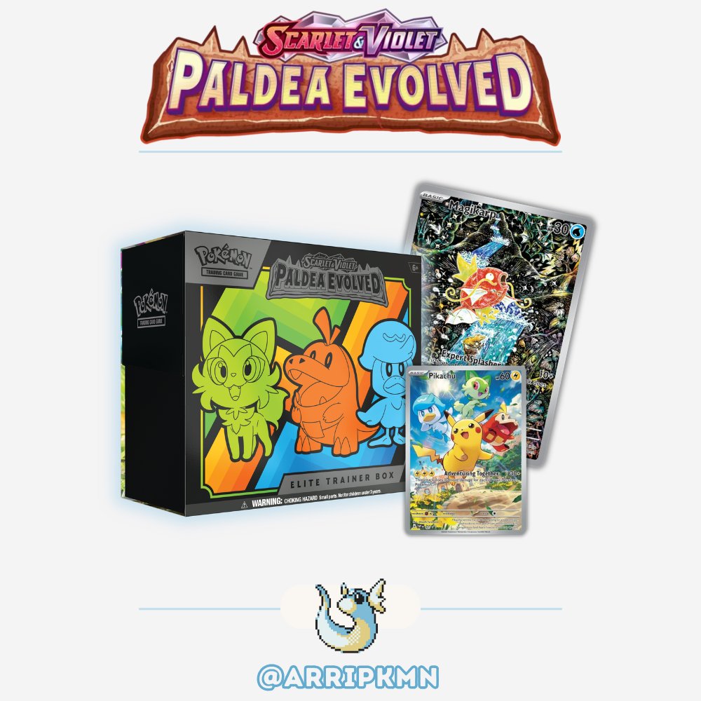 Pokémon Scarlet & Violet Paldea Evolved - Elite Trainer Box