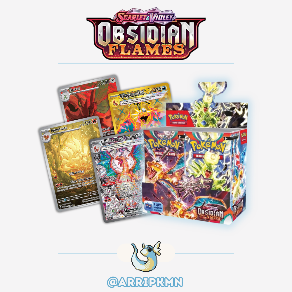 Pokémon Scarlet & Violet Obsidian Flames - Booster Box