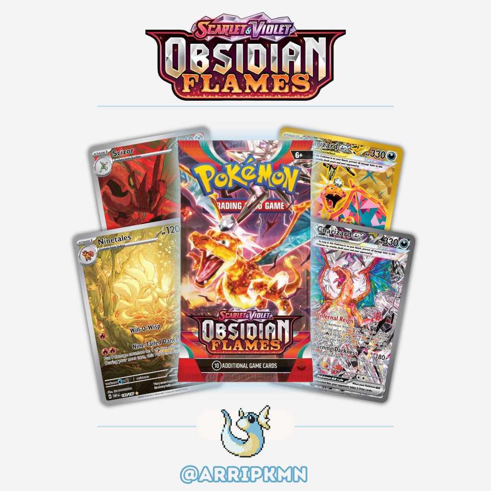 Pokémon Scarlet & Violet Obsidian Flames - Booster Pack