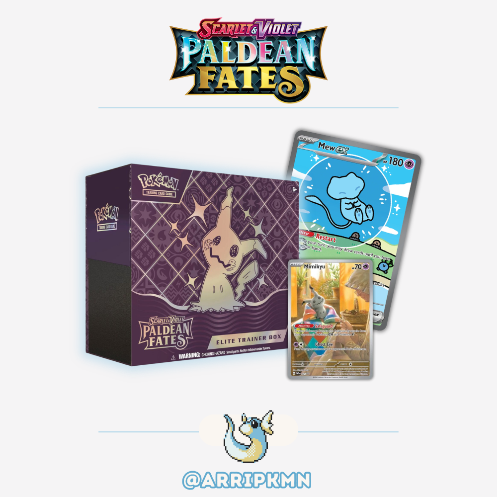 Pokémon Scarlet & Violet Paldean Fates - Elite Trainer Box