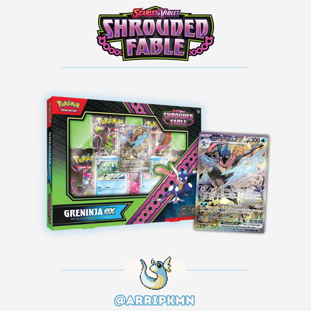 Pokémon Scarlet & Violet Shrouded Fable - Greninja Special Illustration Collection