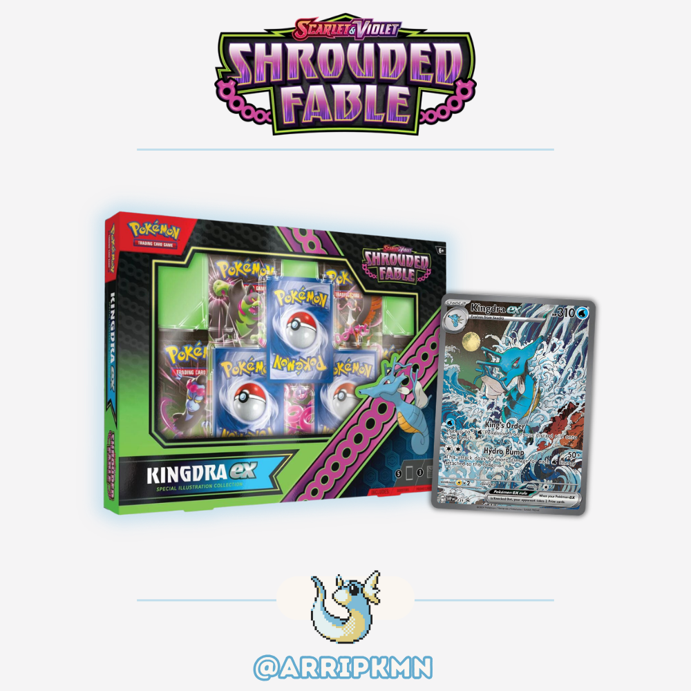 Pokémon Scarlet & Violet Shrouded Fable - Kingdra Special Illustration Collection