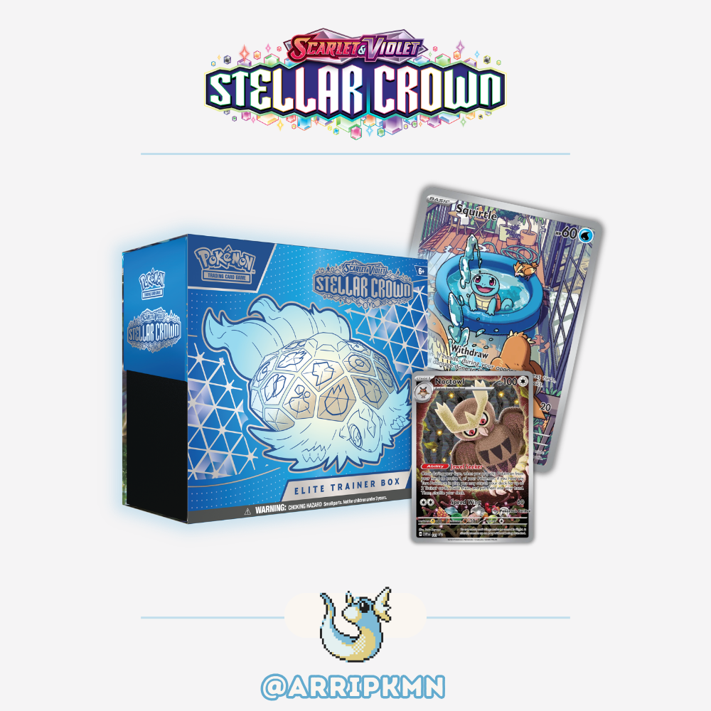 Pokémon Scarlet & Violet Stellar Crown - Elite Trainer Box