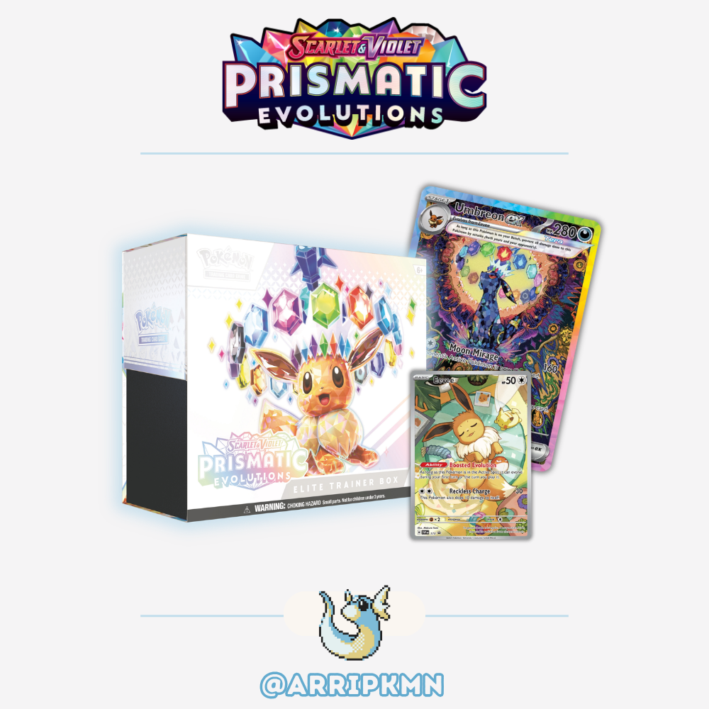 Pokémon Scarlet & Violet Prismatic Evolutions - Elite Trainer Box