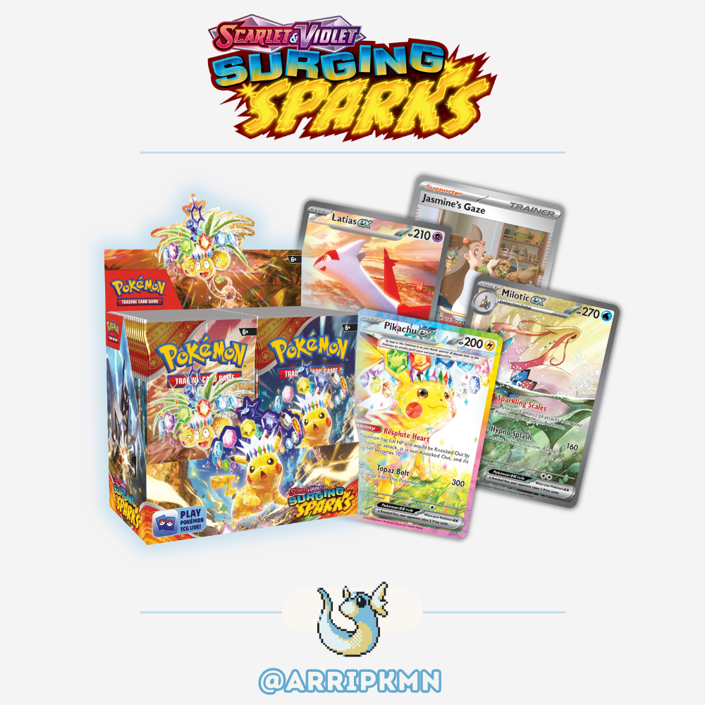 Pokémon Scarlet & Violet Surging Sparks - Booster Box