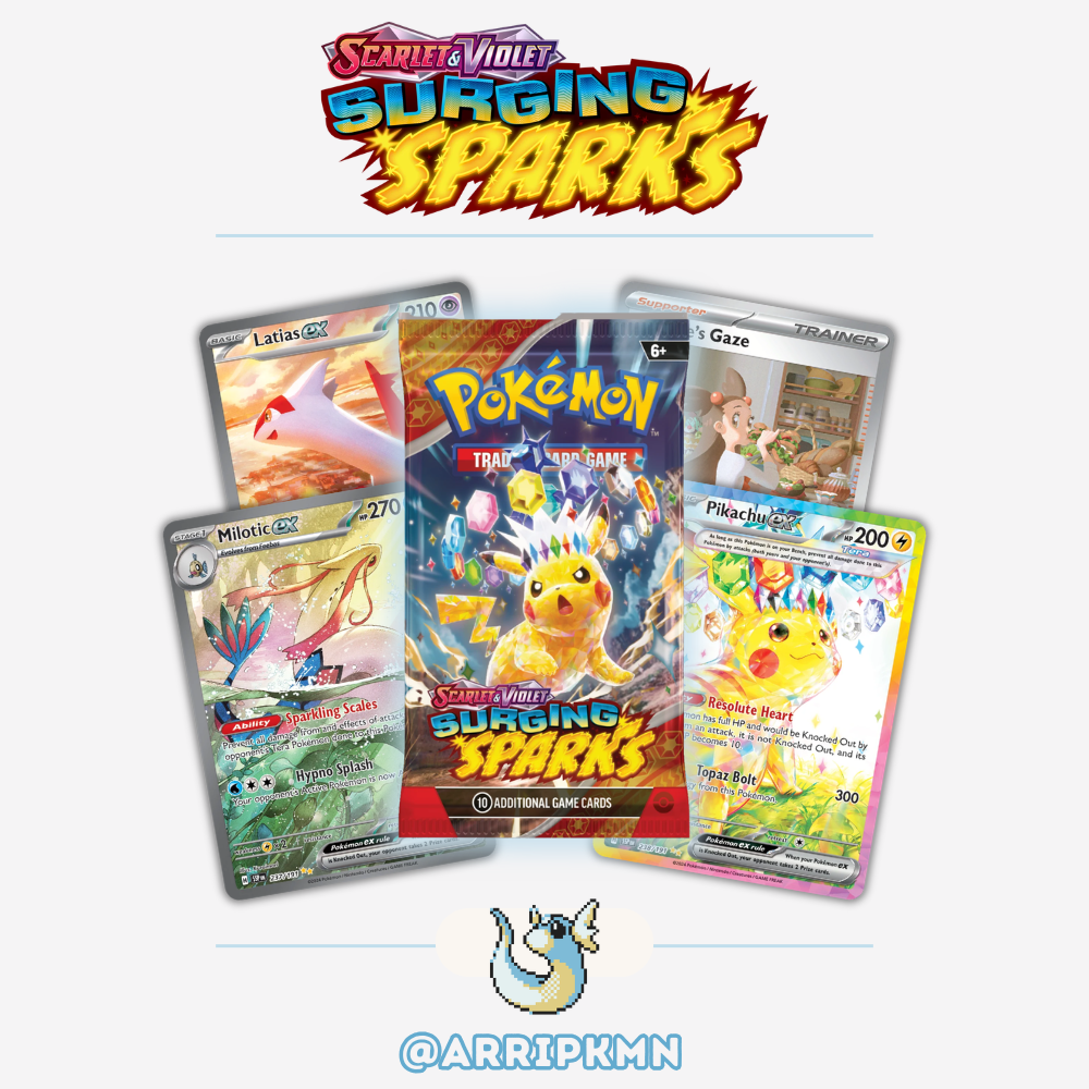 Pokémon Scarlet & Violet Surging Sparks - Booster Pack