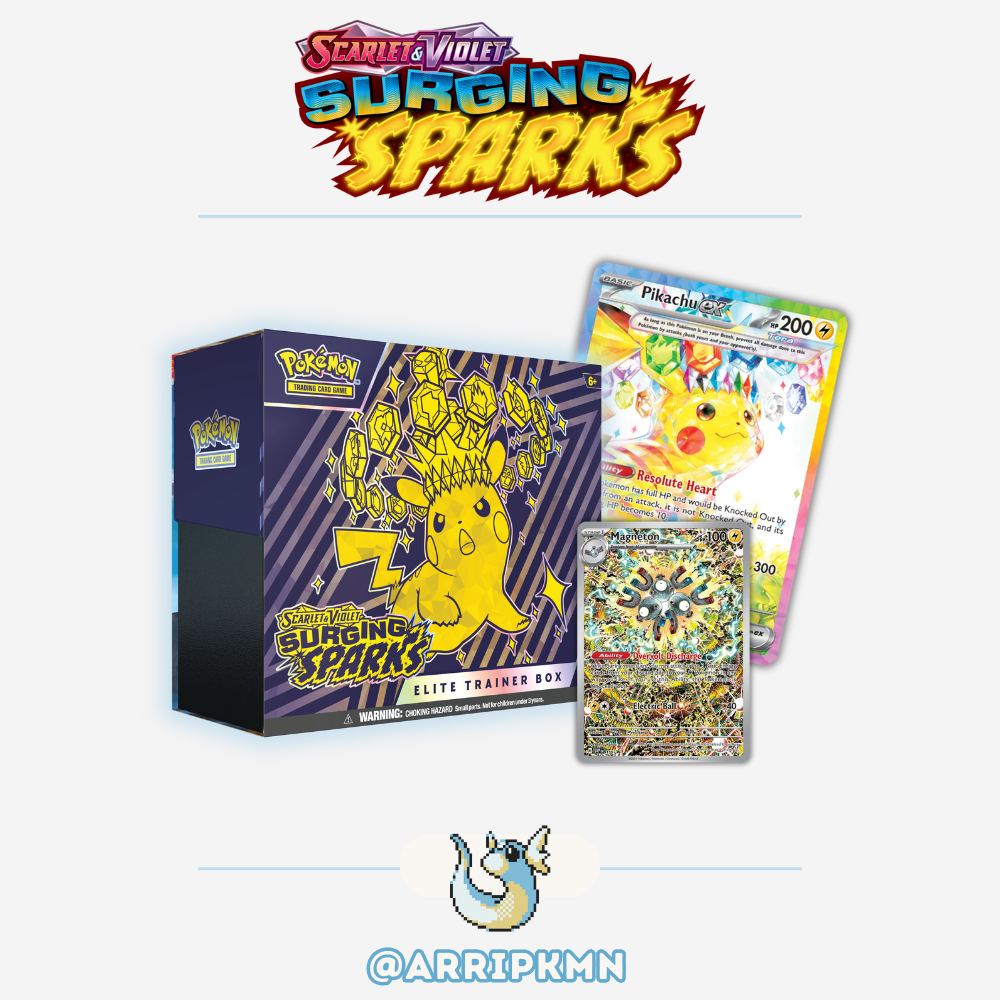 Pokémon Scarlet & Violet Surging Sparks - Elite Trainer Box