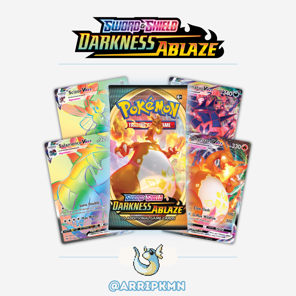 Pokémon Sword & Shield Darkness Ablaze - Booster Pack