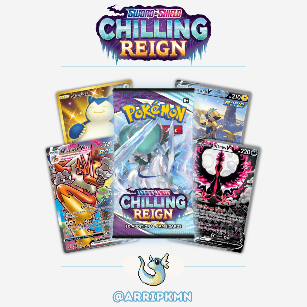 Pokémon Sword & Shield Chilling Reign - Booster Pack