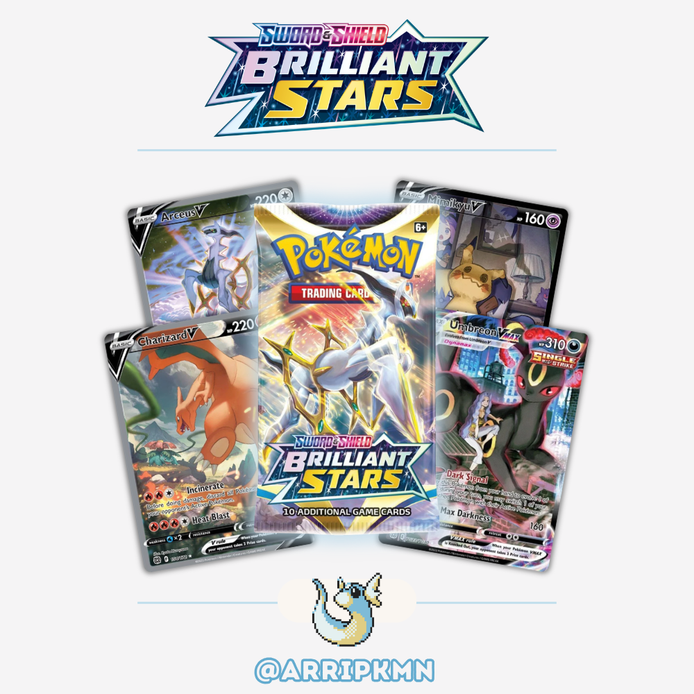 Pokémon Sword & Shield Brilliant Stars - Booster Pack